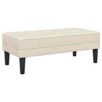 vidaXL banc Lin 113 x 57 x 39 cm tissu
