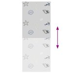 vidaXL Store enrouleur de douche 110x240 cm largeur du tissu 106 cm