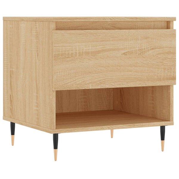vidaXL Table basse chêne sonoma 50x46x50 cm bois d'ingénierie