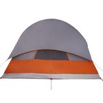 vidaXL Tente familiale tunnel 8 personnes gris imperméable