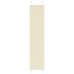 vidaXL Store plissé crème 50x200 cm largeur du tissu 49 4 cm polyester