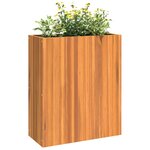vidaXL Jardinière 59x27 5x70 cm bois massif d'acacia