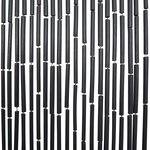 VidaXL Rideau anti-insectes gris foncé 100x200 cm bambou