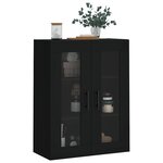 vidaXL Armoire murale noir 69 5x34x90 cm