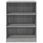 vidaXL Garde-robe sonoma gris 77x48x102 cm bois d'ingénierie