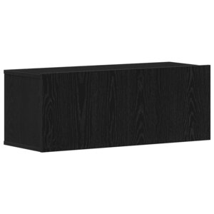 vidaXL Meubles TV Chêne noir 80 x 30 x 30 cm Bois d'ingénierie