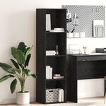 vidaXL Bibliothèque Chêne noir 40 x 30 x 152 cm Bois d'ingénierie