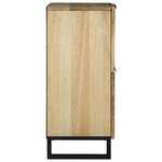 vidaXL Buffet 60x33 5x75 cm en Bois Massif de Manguier et Bois Agencé