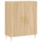 vidaXL Buffet chêne sonoma 69 5x34x90 cm bois d'ingénierie