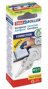 Recharge ecoLogo pour roller correcteur 8,4 mm x 14m TESA