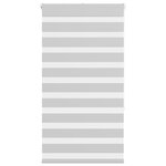 vidaXL Store zèbre gris clair largeur du tissu 75 9 cm polyester