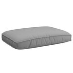 vidaXL Ensemble de coussins de palette 2 pièces en tissu Oxford gris