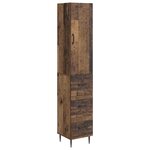 vidaXL Ensemble de Meubles 2 Pièces Bois ancien 33 x 34 5 x 90 cm