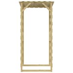 vidaXL Pergolas avec toits 4 Pièces 100x90x200 cm Bois de pin imprégné