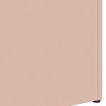 vidaXL Porte-parapluie avec stockage Rose 28 x 12 x 41 cm Acier