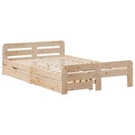 vidaXL Cadre de lit sans matelas 120x190 cm bois de pin massif