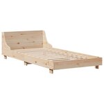 vidaXL Cadre de lit sans matelas 100x200 cm bois massif de pin