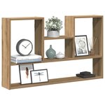 vidaXL Étagère murale chêne artisanal 99x15x60 cm bois d'ingénierie