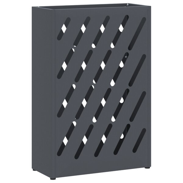 vidaXL Support de parapluie - Anthracite - 28x12x41 cm - Fabriqué en acier
