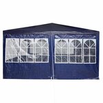 vidaXL Tente de fête Bleu  Blanc 800 x 400 x 266 cm Polyester  Acier