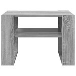 vidaXL Table basse Gris Sonoma 66 x 49 5 x 45 cm Bois d'ingénierie