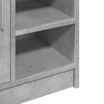 vidaXL Armoire d'évier gris béton 63x29x55 cm bois d'ingénierie