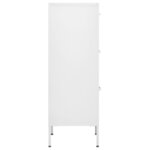 vidaXL Armoire de rangement Blanc 42 5x35x101 5 cm Acier