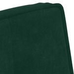 vidaXL Chaise de relaxation vert foncé 64x74x84 cm velours