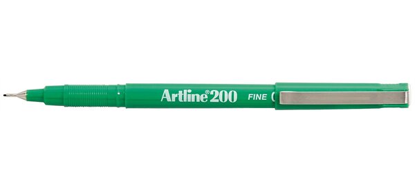 Stylo Feutre 200 Permanent Indélébile Pointe 0 4 mm Vert ARTLINE