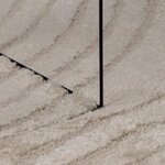 vidaXL Tapis de surface HUARTE Beige 170 x 120 cm Polyester