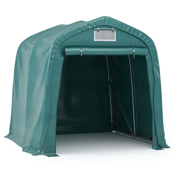 vidaXL Tente de garage PVC 1 6x2 4 m Vert