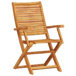 vidaXL Ensemble de salle à manger pour jardin 5 Pièces Marron