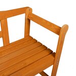 vidaXL Banc d'extérieur Acacia 119x76x44 cm Bois massif