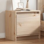 vidaXL Table de chevet 40x30 5x40 cm bois de pin massif