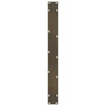 vidaXL Table à manger marron clair bois de chêne massif rectangulaire
