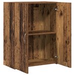 vidaXL Meuble de bureau en bois recyclé 60 x 32 x 77 5 cm - Bois d'ingénierie