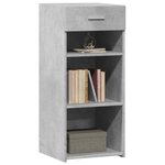 vidaXL Buffet gris béton 40x42 5x93 cm bois d'ingénierie