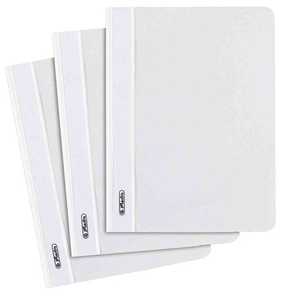 Chemsise à lamelles  A5  en film PP  blanc HERLITZ