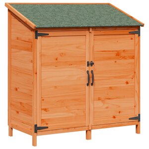 vidaXL Abri de jardin avec toit Marron 106 5 x 56 x 113 5 cm