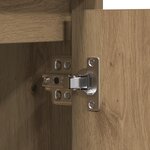 vidaXL Buffet avec LED Chêne Artisan 71x34 5x75 cm Bois d'ingénierie