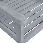 vidaXL Chaises de jardin lot de 8 Bois massif d'acacia Gris