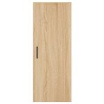 vidaXL Buffet haut Chêne sonoma 34 5x34x180 cm Bois d'ingénierie