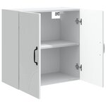 vidaXL Armoire Murale Blanc 59 x 31 x 60 cm Bois d'ingénierie