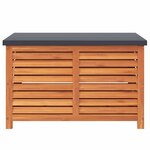 vidaXL Boîte de rangement de jardin 90x48x55 cm bois d'eucalyptus