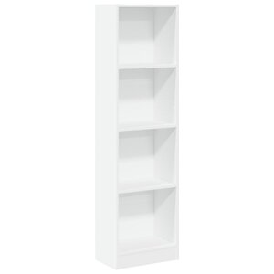 vidaXL Bibliothèque blanc 40x24x143 cm bois d'ingénierie