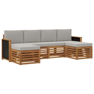 vidaXL Ensemble de canapés d'extérieur 5 pc