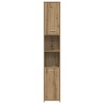 vidaXL Ensemble de meubles salle de bain 4 Pièces bois d'ingénierie