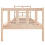 vidaXL Cadre de lit sans matelas bois de pin massif