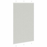 vidaXL Store plissé gris clair 115x200cm largeur du tissu 114 4cm
