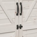 vidaXL Abri de jardin Blanc 106 x 56 x 176 5 cm Bois d'ingénierie